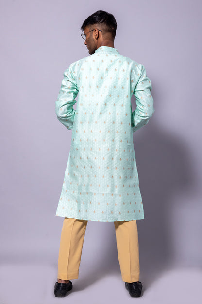 Men's Silk Kurta Pyjama Set