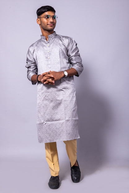 Men's Silk Kurta Pyjama Set