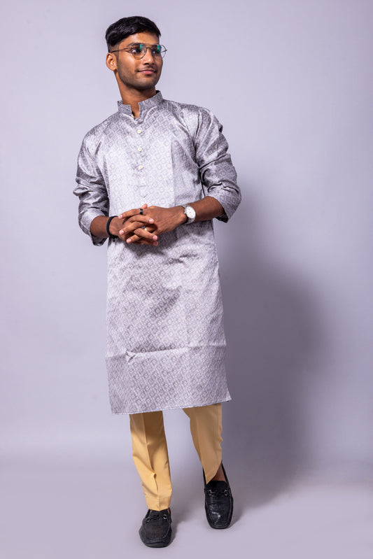 Men's Silk Kurta Pyjama Set