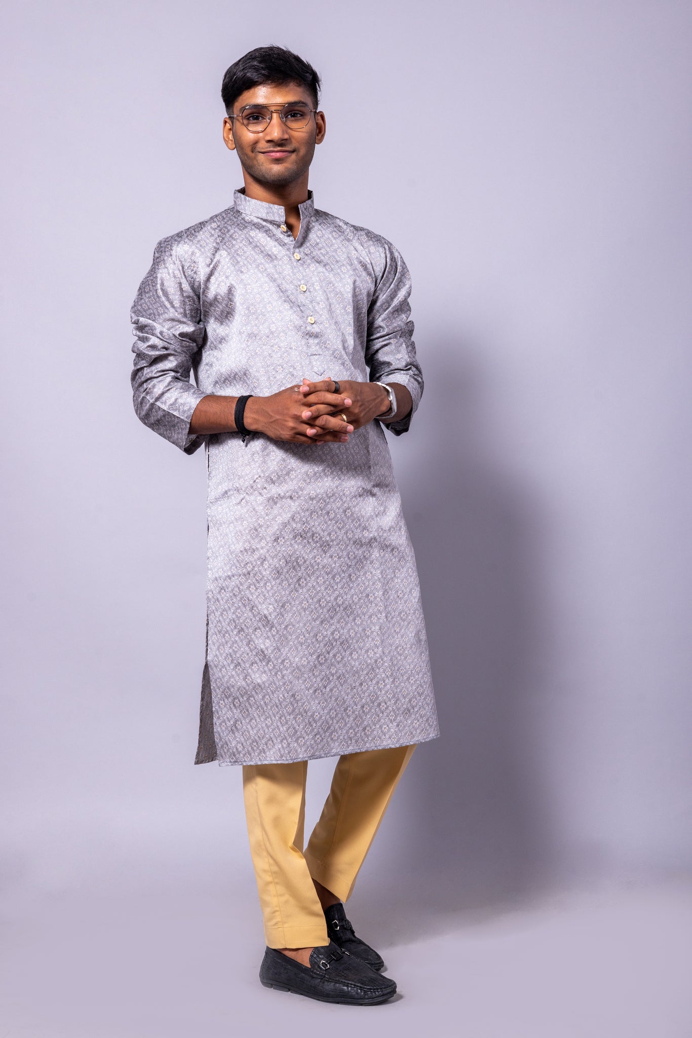 Men's Silk Kurta Pyjama Set