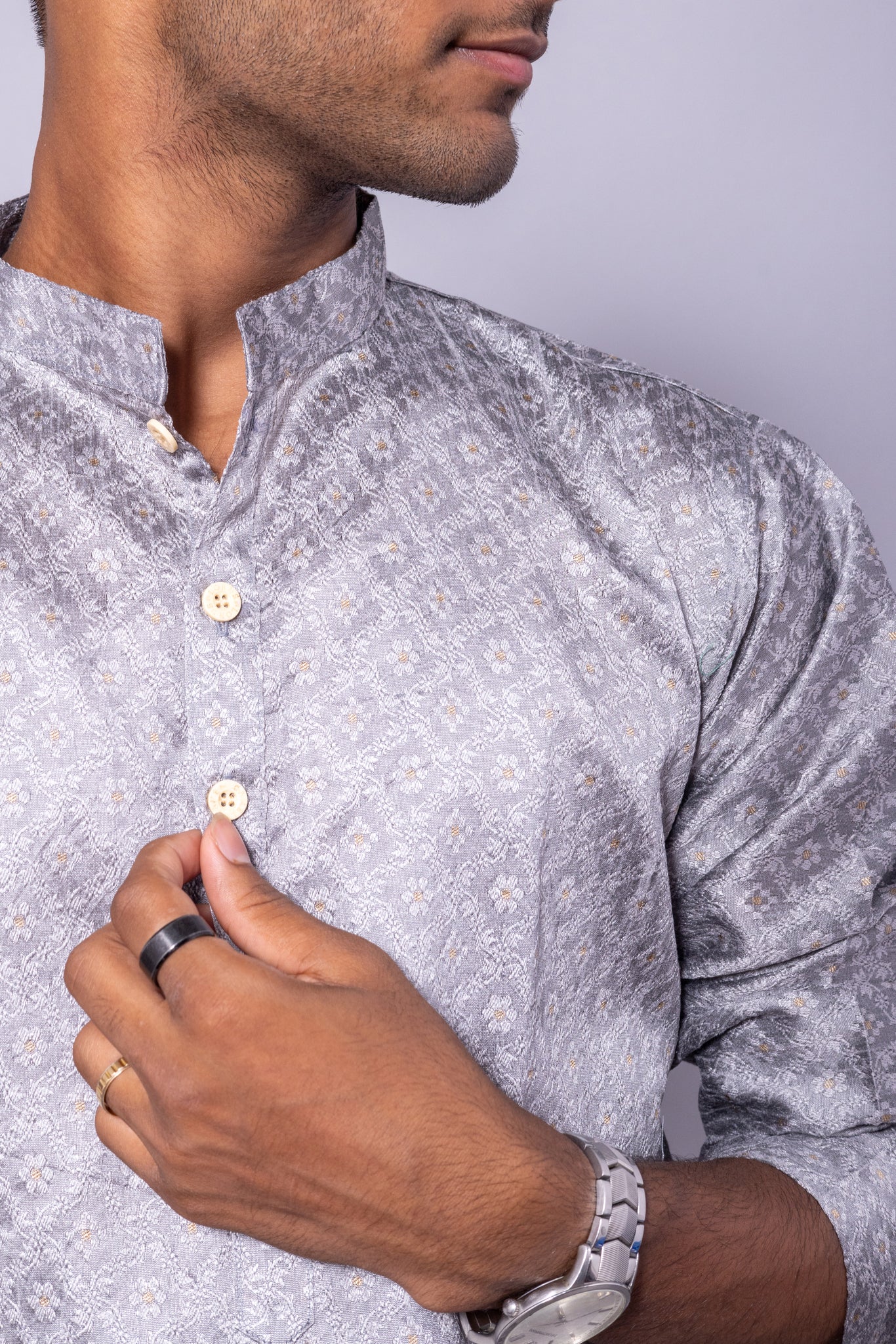 Men's Silk Kurta Pyjama Set