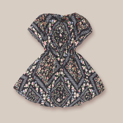 Floral Printed Dress For Girls