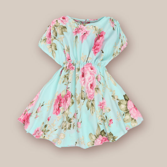 Floral Printed Dress For Girls