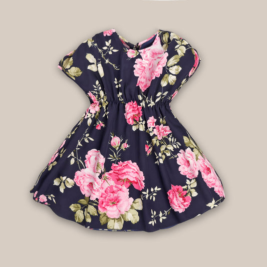 Floral Printed Dress For Girls