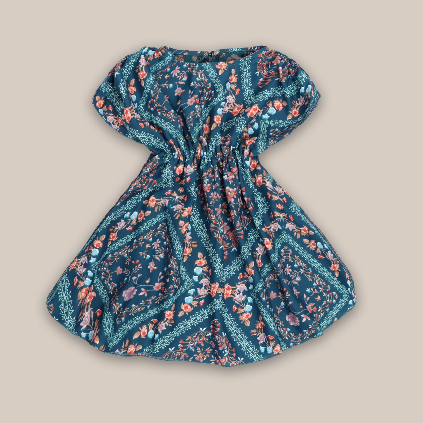 Floral Printed Dress For Girls