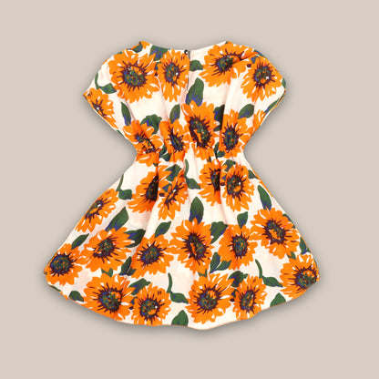 Floral Printed Dress For Girls