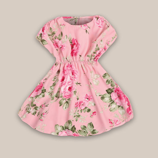 Floral Printed Dress For Girls