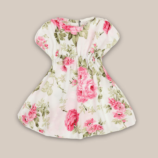 Floral Printed Dress For Girls