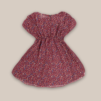 Floral Printed Dress For Girls