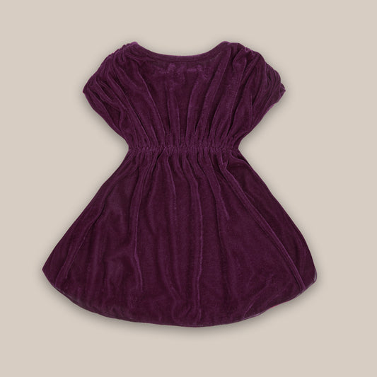 Rudraaksha Stylish Velvet Dress For Girls