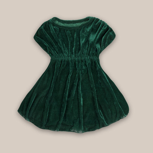 Rudraaksha Stylish Velvet Dress For Girls