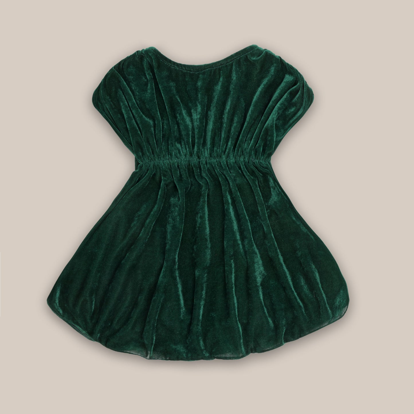 Rudraaksha Stylish Velvet Dress For Girls