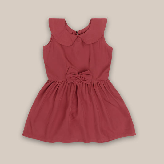 Rudraaksha Stylish Bow Dress For Girls