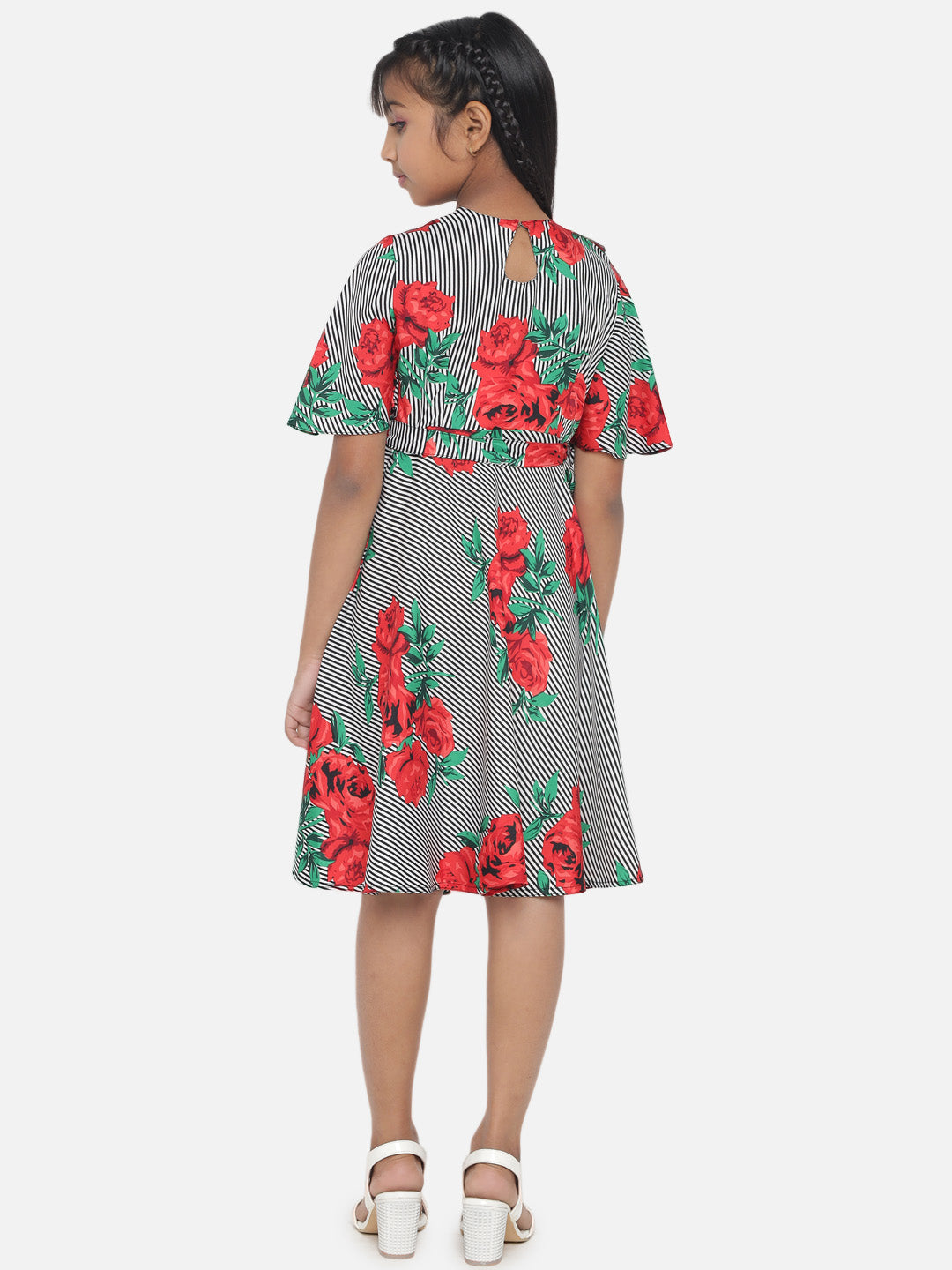 Floral Printed Dress For Girls