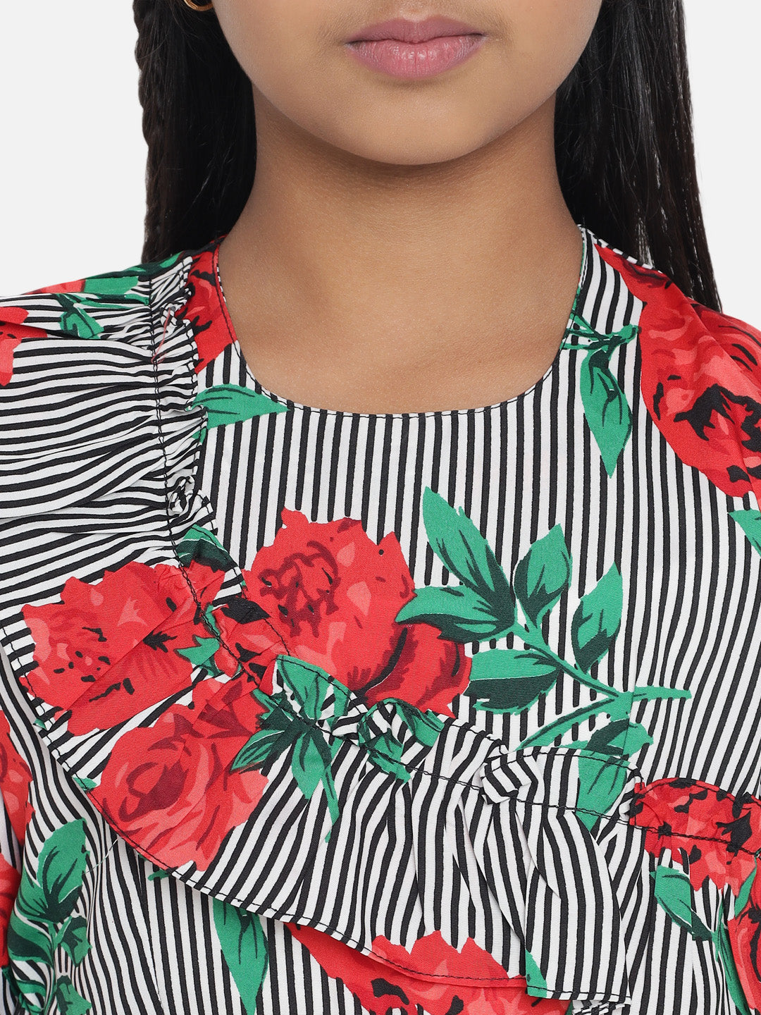 Floral Printed Dress For Girls