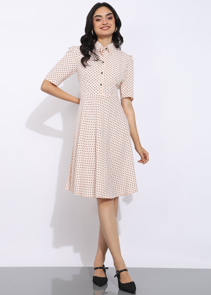 Rudraaksha Polka Dress