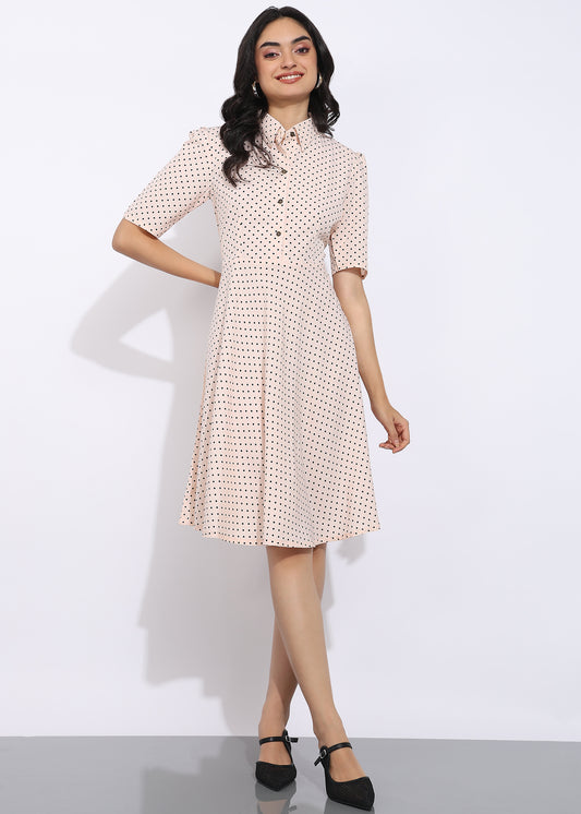Rudraaksha Polka Dress