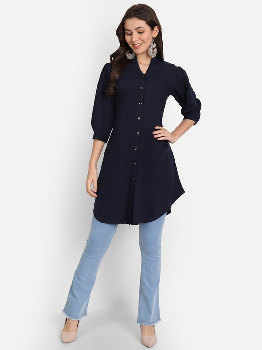Rudraaksha Button Up Tunic