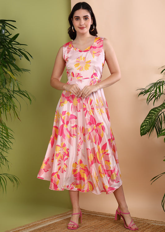 Rudraaksha trendy floral dress
