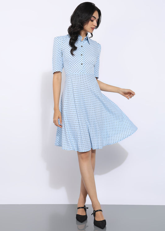 Rudraaksha Polka Dress