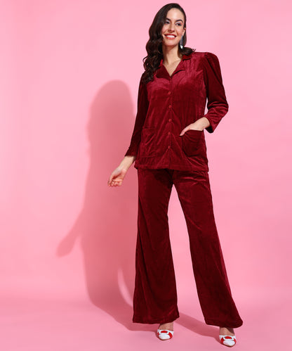 Velvet Co-Ord Set