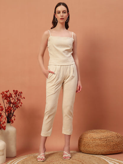 Linen Co-Ord Set with Shrug