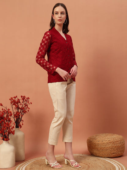 Linen Co-Ord Set with Shrug