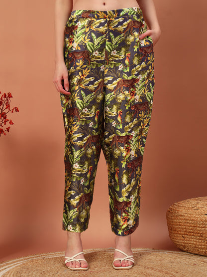 Floral Printed Kaftan Co-Ord Set