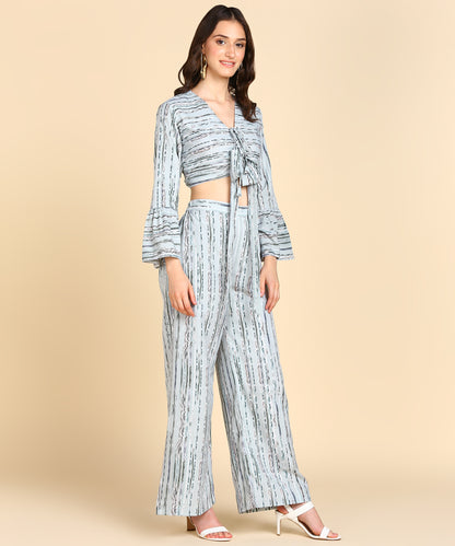 Bell Sleeve Printed Co-Ords Set