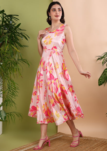 Rudraaksha trendy floral dress