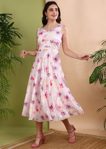 Rudraaksha trendy floral dress