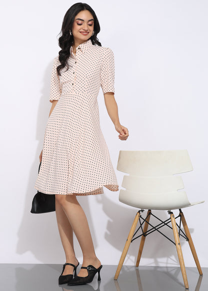 Rudraaksha Polka Dress