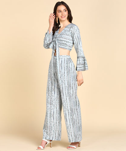 Bell Sleeve Printed Co-Ords Set