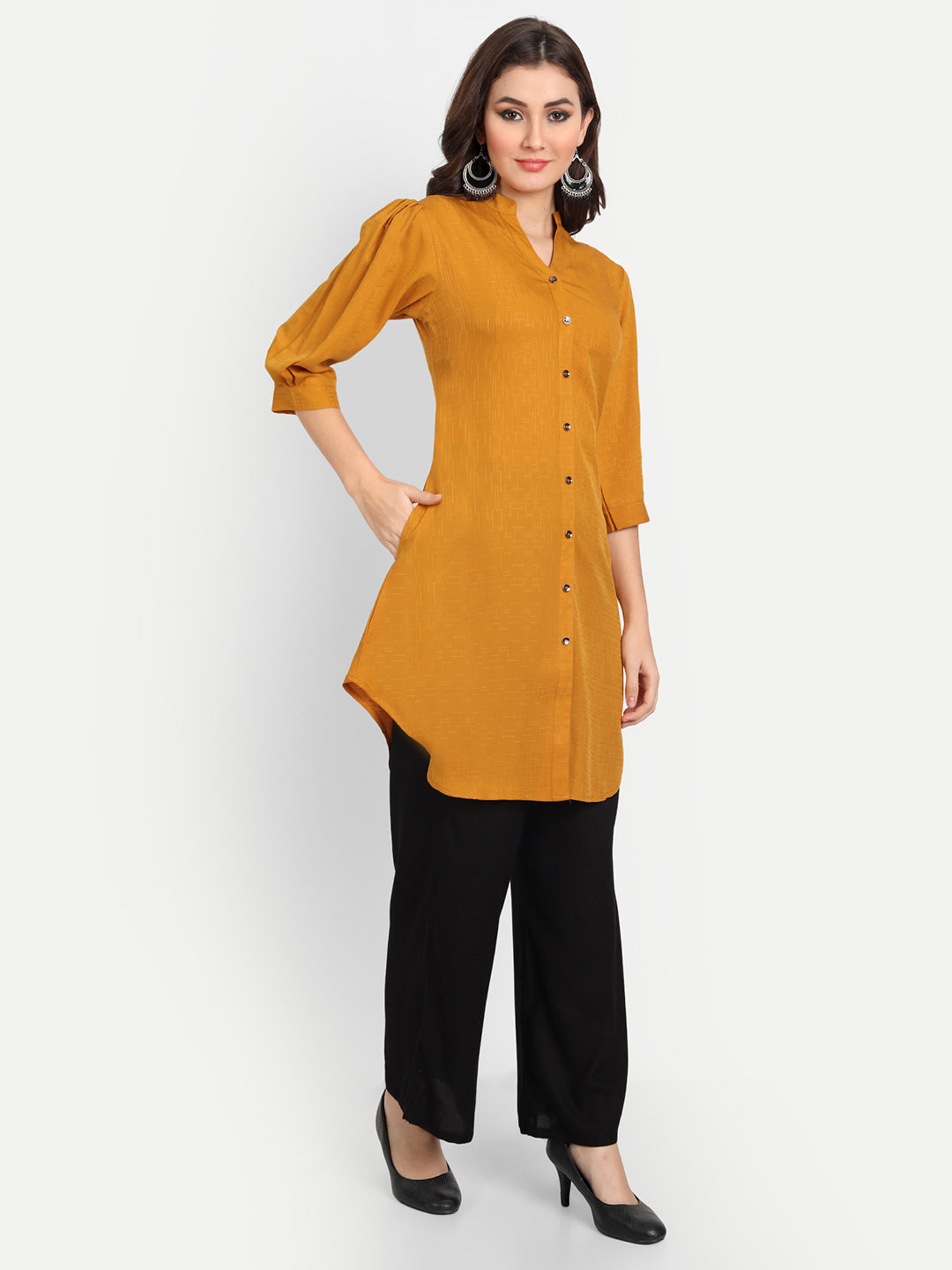 Rudraaksha Button Up Tunic