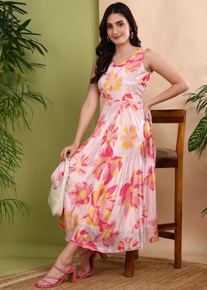 Rudraaksha trendy floral dress
