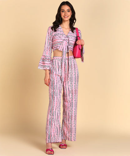 Bell Sleeve Printed Co-Ords Set