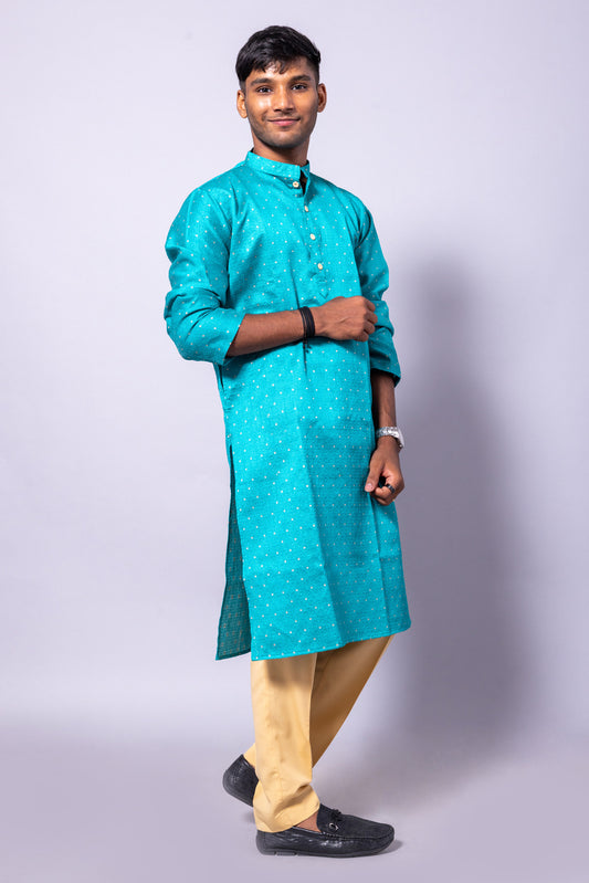 Men's Silk Kurta Pyjama Set