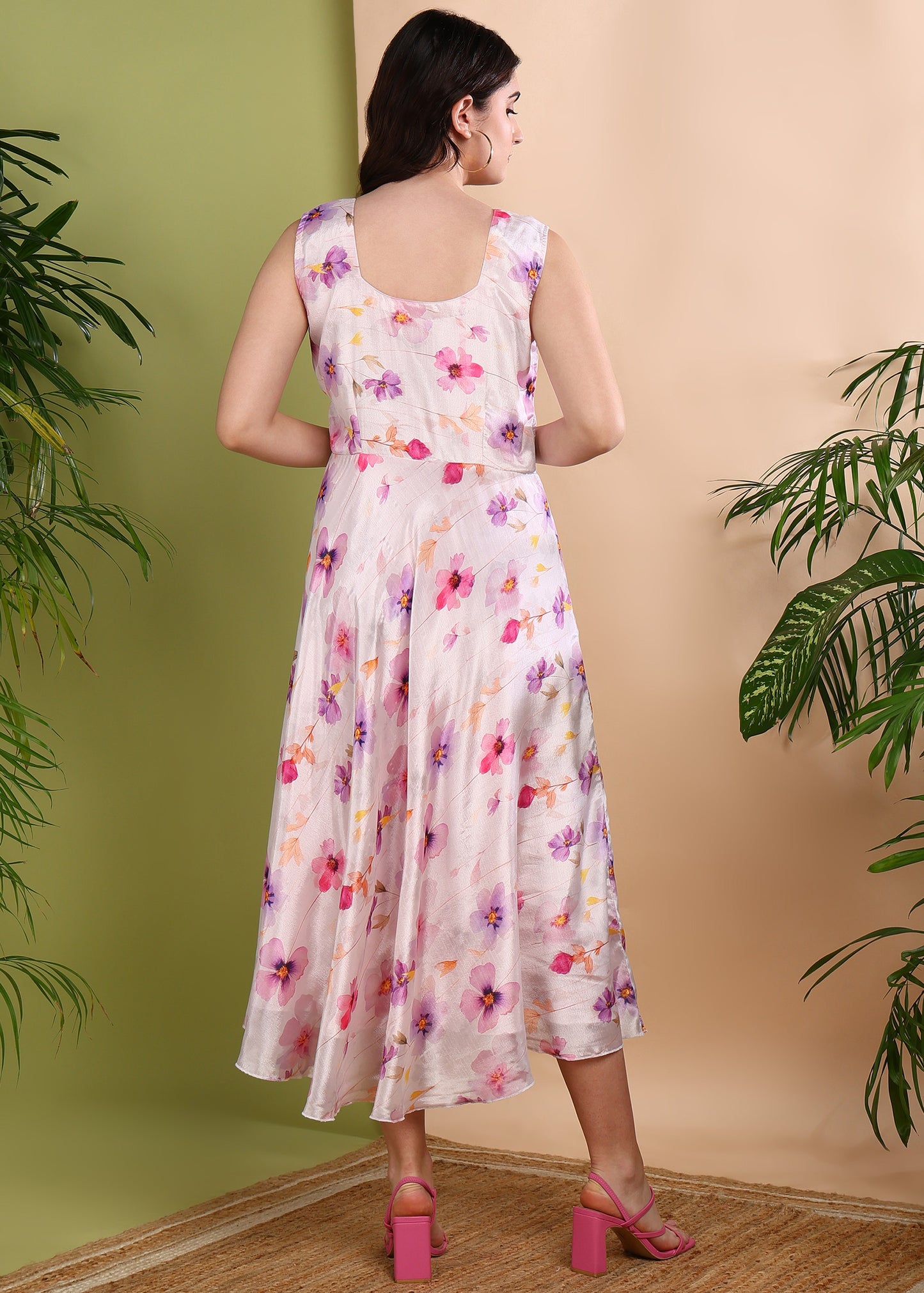 Rudraaksha trendy floral dress