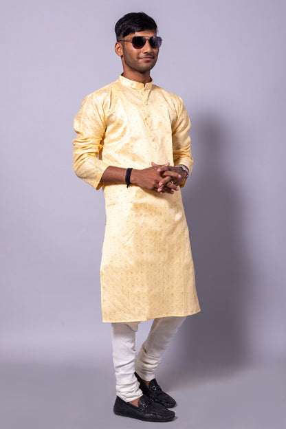 Men's Silk Kurta Pyjama Set