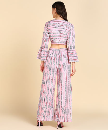 Bell Sleeve Printed Co-Ords Set