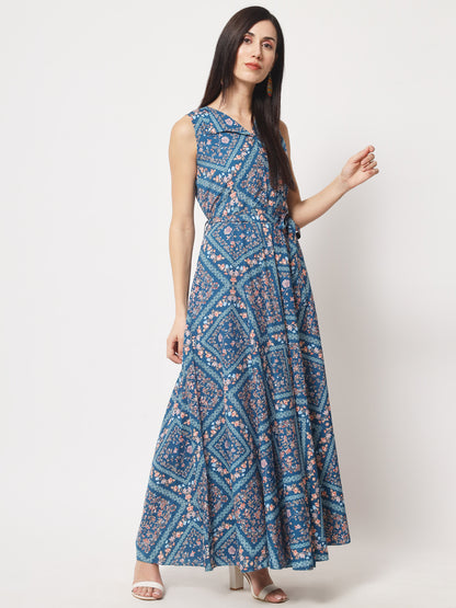 Rudraaksha stylish and trendy maxi dress for women