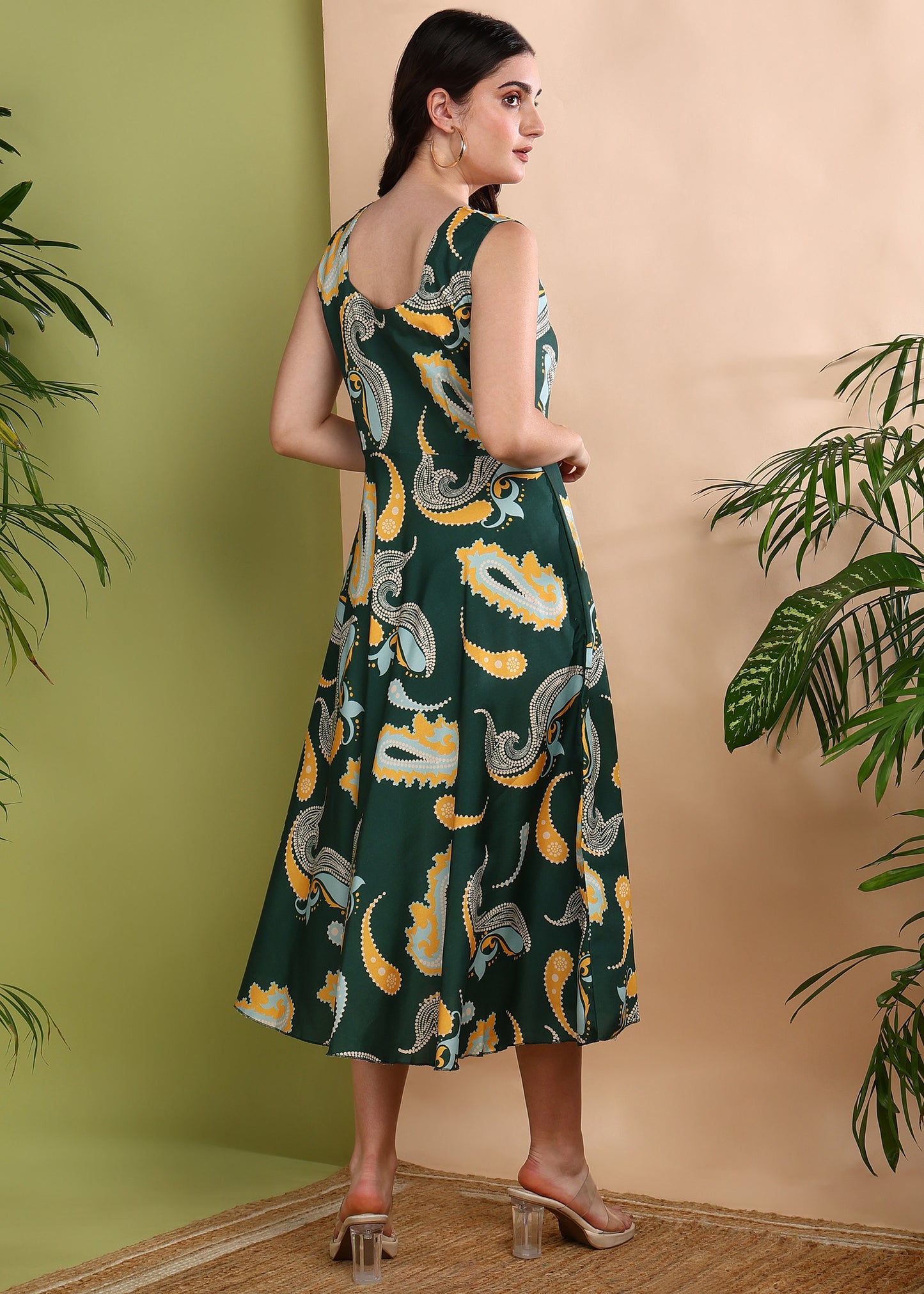 Rudraaksha trendy Cotton floral dress