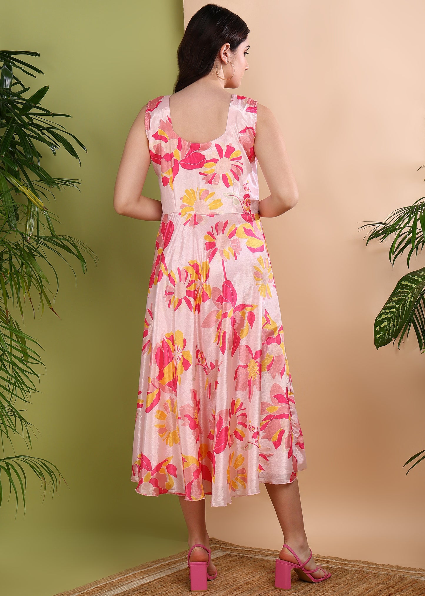 Rudraaksha trendy floral dress