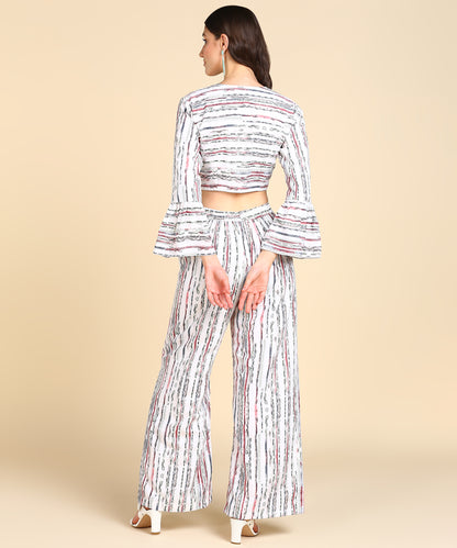 Bell Sleeve Printed Co-Ords Set