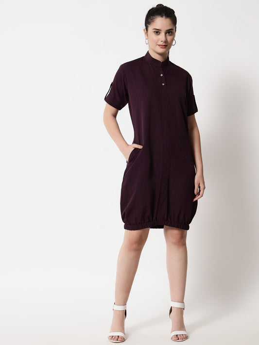 Elasticated Short Dress