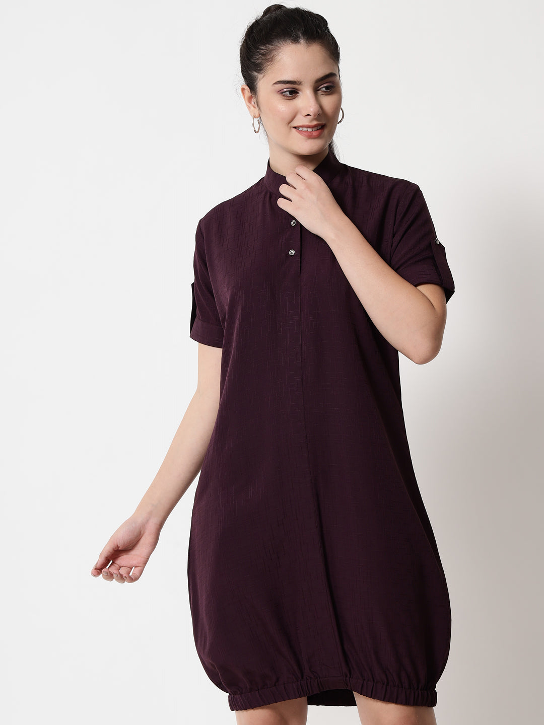 Elasticated Short Dress