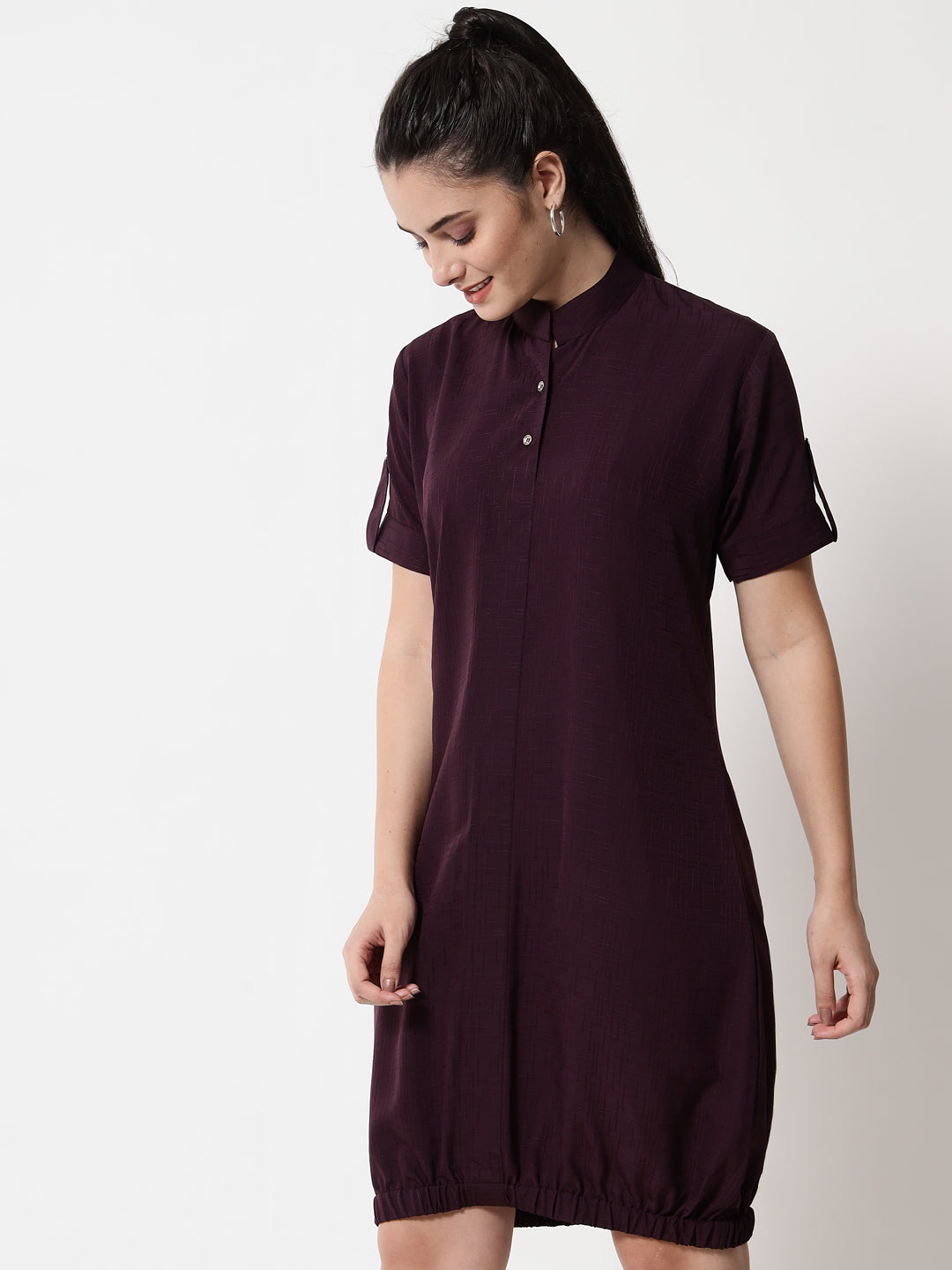 Elasticated Short Dress