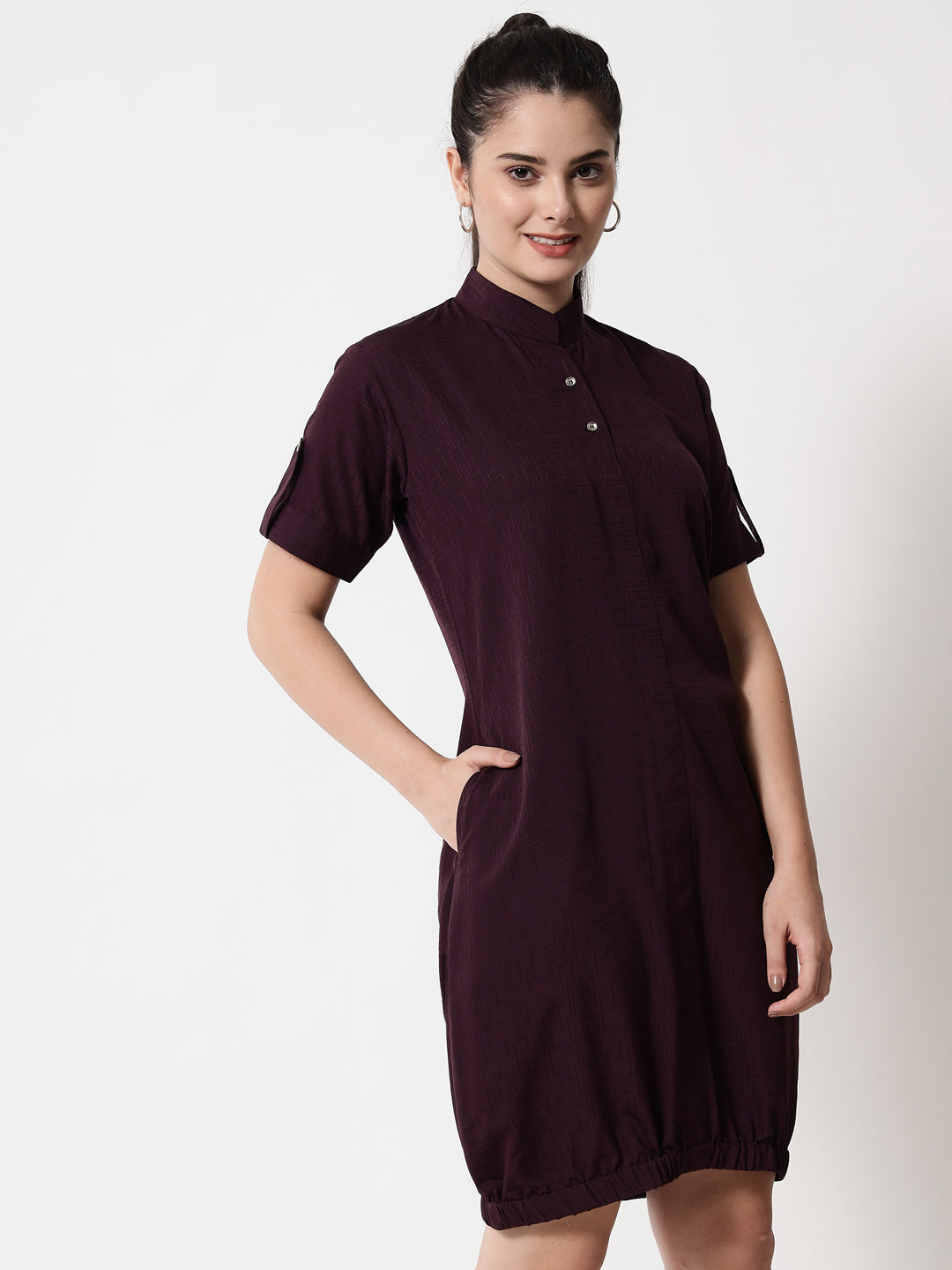 Elasticated Short Dress
