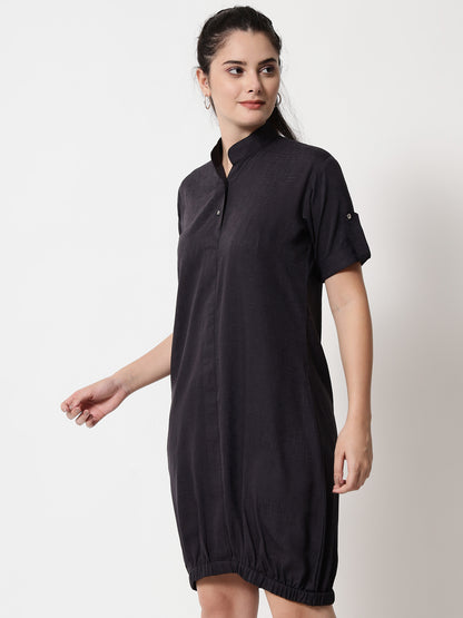 Elasticated short dress