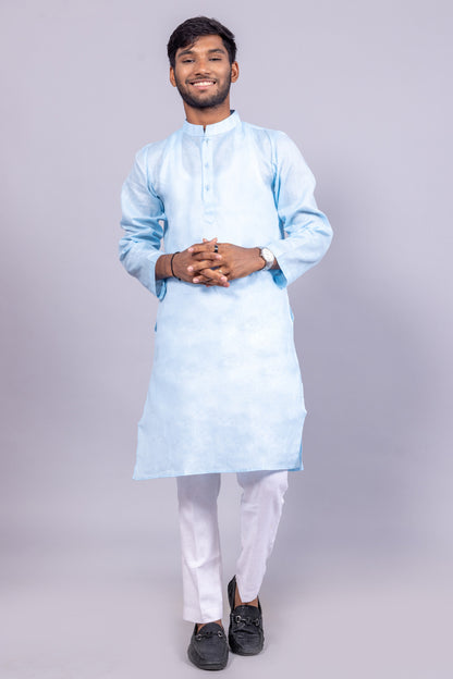 Rudraaksha Designer Kurta Pajama Set for Men Wedding Party -Stylish Kurta Pajama, Men's Kurta Set,